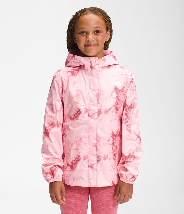 The North Face Μπουφαν Ροζ Παιδικα Printed Antora Βροχής - Greece 7906VKSIG